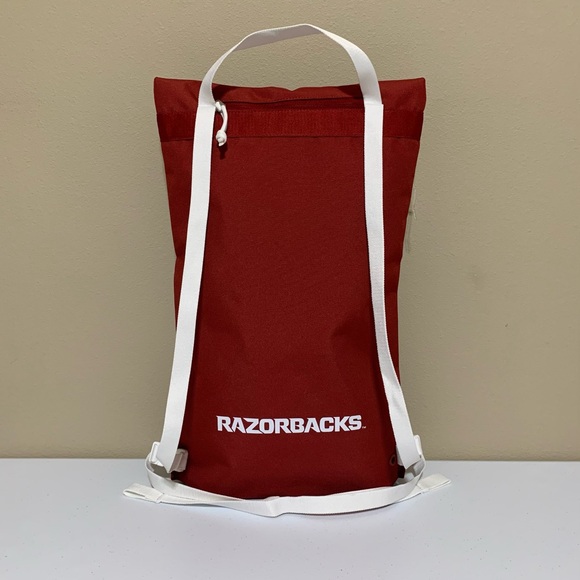 Nike Arkansas Razorbacks Crimson Utility Gym Bag-NWT - Picture 3 of 11